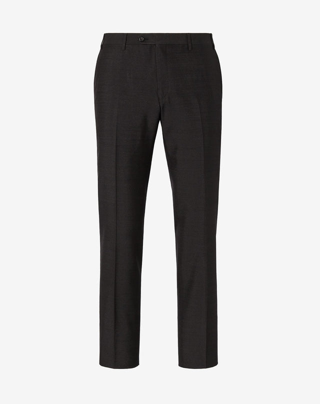 Pants classico nero in seta