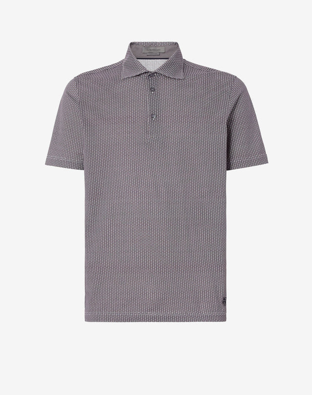Polo fantasia in cotone soft light