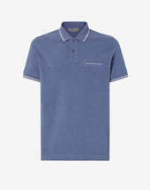 Polo Rigata In Cotone