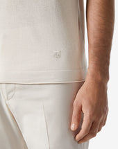 Polo Con Bottoni In Cotone Cr Pe