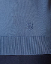 Polo Con Zip In Cotone Extrafine