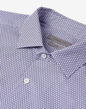 Shirt Azzurra Colletto Aperto