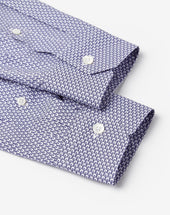 Shirt Azzurra Colletto Aperto