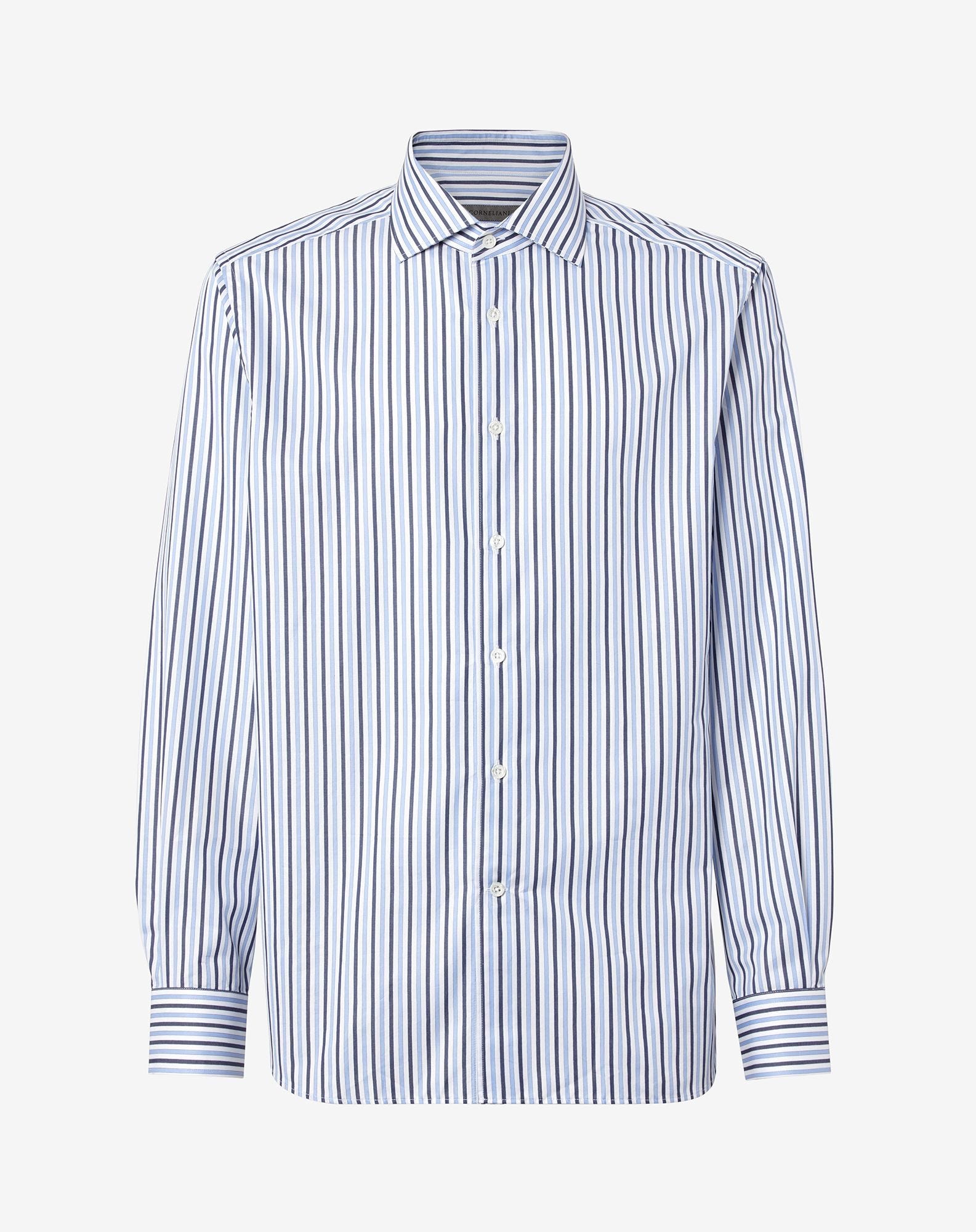 Shirt blu colletto classico