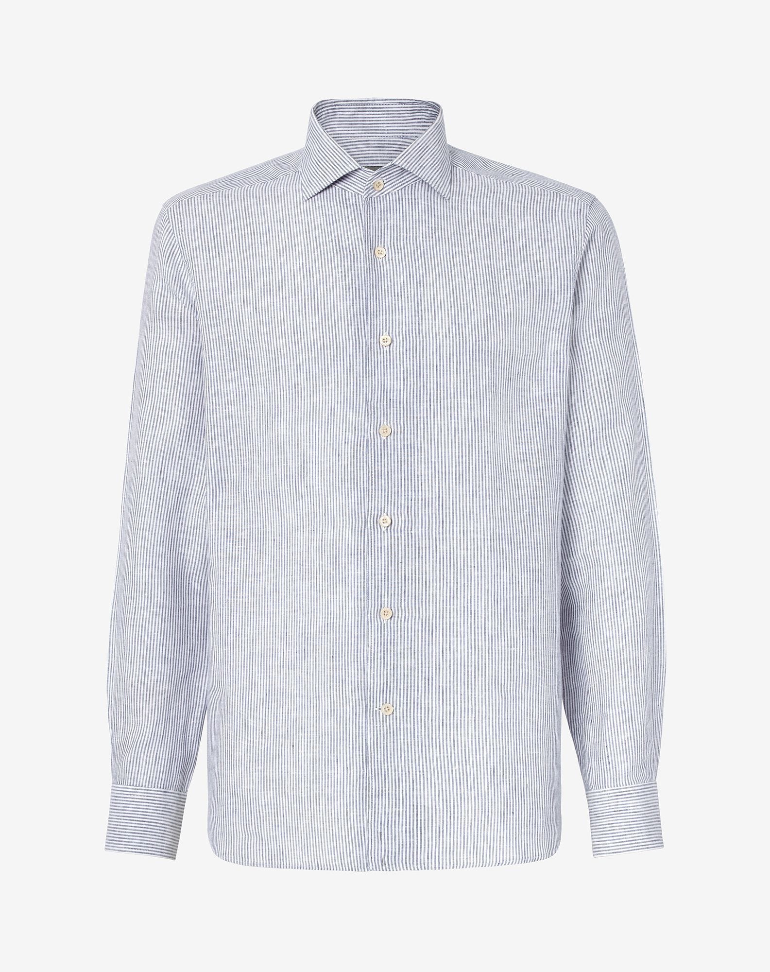 Shirt Melanges Con Colletto Aperto