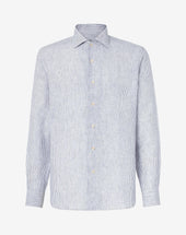 Shirt Melanges Con Colletto Aperto