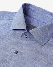 Shirt Lavata Colletto Aperto