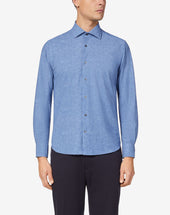 Shirt Azzurra Colletto Classico