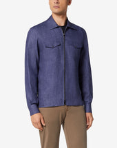Shirt Over Con Zip E Tasche