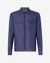 Shirt Over Con Zip E Tasche