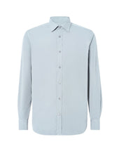 Shirt Azzurra Colletto Piccolo