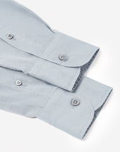 Shirt Azzurra Colletto Piccolo