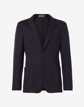 Jacket In Jersey Di Lana Gessato