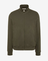Felpa Full Zip In Cotone