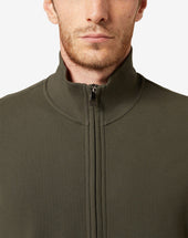 Felpa Full Zip In Cotone