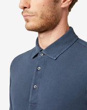 Polo Manica Corta In Piquet Navy