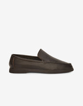 Slip On In Pelle Cervo Testa Moro