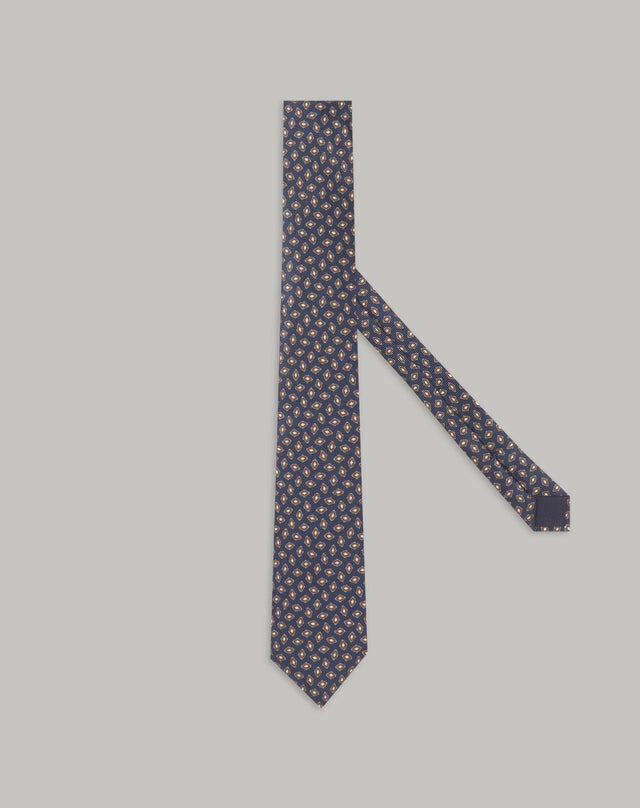 Tie Stampata E Cammello