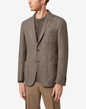 Jacket Pied De Poule In Lana