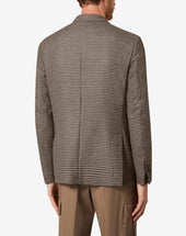 Jacket Pied De Poule In Lana