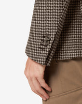Jacket Pied De Poule In Lana