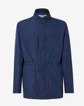 Field Jacket Bluette In Tessuto Tecnico