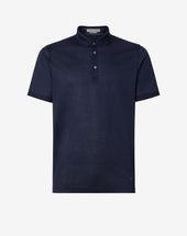 Polo In Filoscozia Con Ricamo