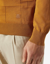 Sweater Girocollo Circle Senape Finezza 18