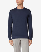 Sweater Girocollo In Lana Extrafine