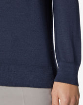 Sweater Girocollo In Lana Extrafine