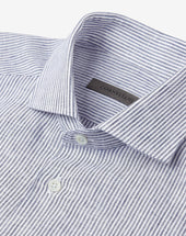 Shirt In Lino Melanges