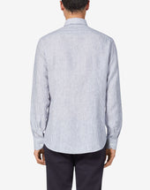 Shirt In Lino Melanges