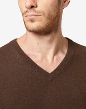 Sweater V Neck In Cashmere