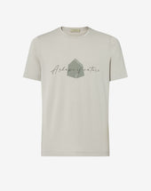 T Shirt Manica Corta Circle Stampata