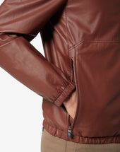 Giubbino Terra Bruciata Reversibile In Nappa