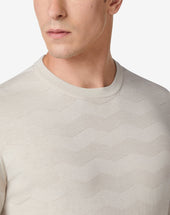 Sweater Girocollo Perla In Cotone