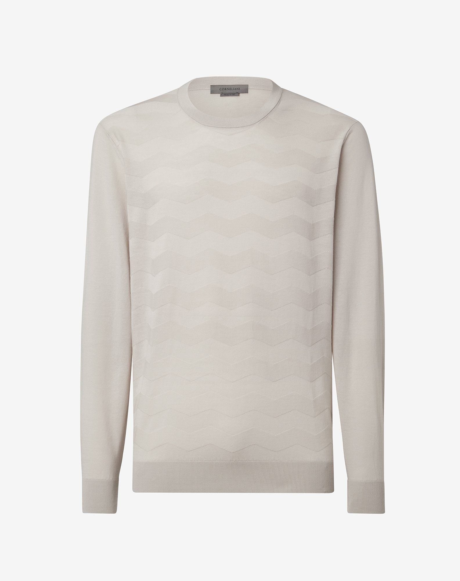 Sweater Girocollo Perla In Cotone