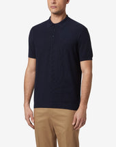 Polo Manica Corta In Sweater Diminuita