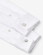 Shirt Smoking Bianca In Popeline Di Cotone