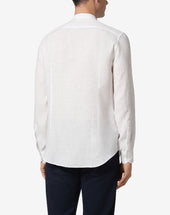 Shirt Lavata Circle Bianca Colletto Guru