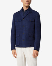 Jacket In Sweater Di Cotone Moulin