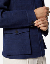 Jacket In Sweater Di Cotone Moulin