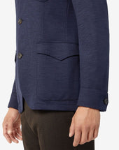Jacket 4 Bottoni In Jersey Di Lana