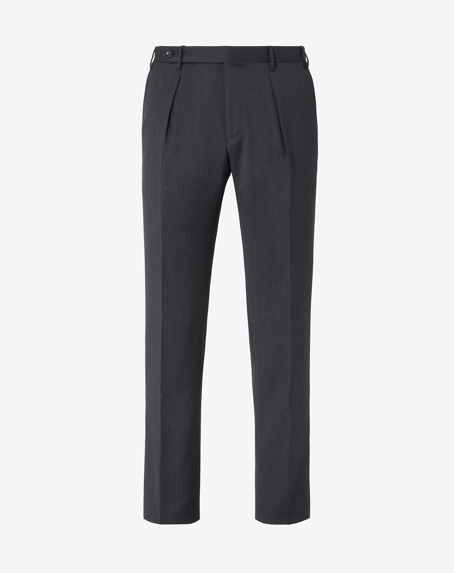 Pants grigio in cover di lana