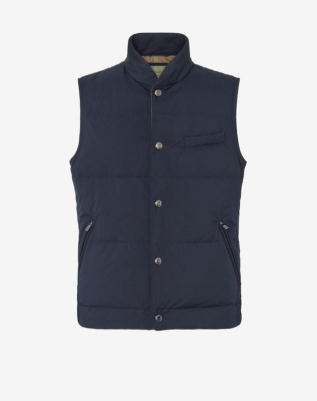 Gilet Imbottito In Piuma Riciclata