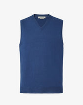 Gilet Bluette In Lana Merino