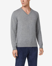 Scollo A V Chiaro In Puro Cashmere