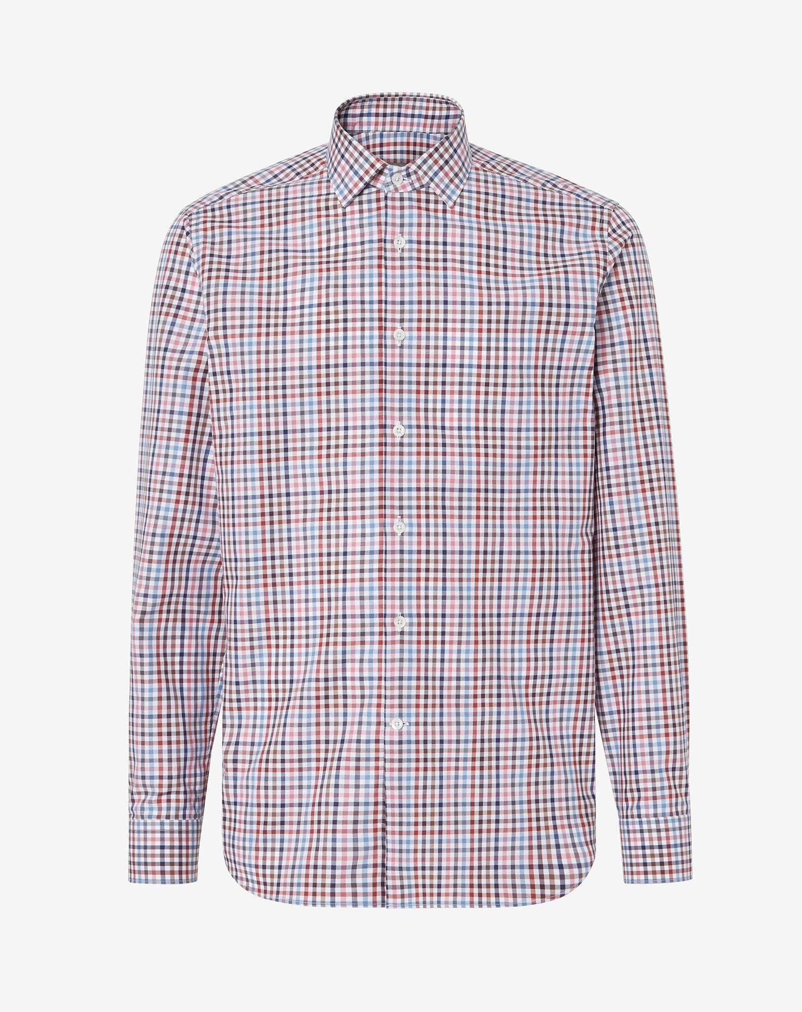 Shirt Multicolor In Cotone Disegno Vichy