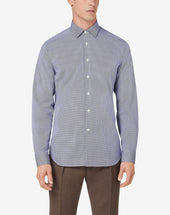 Shirt In Cotone Disegno Vichy
