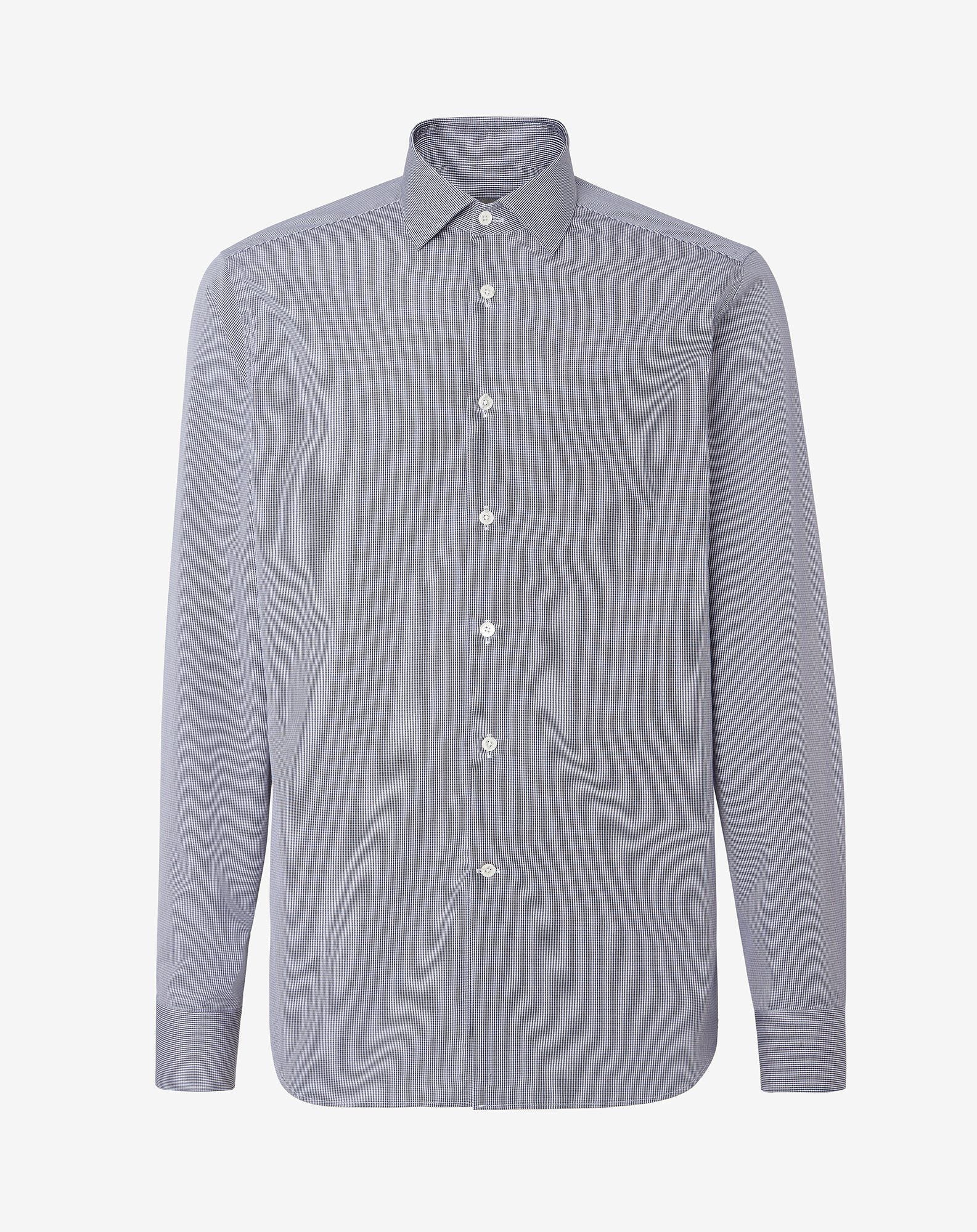 Shirt In Cotone Disegno Vichy